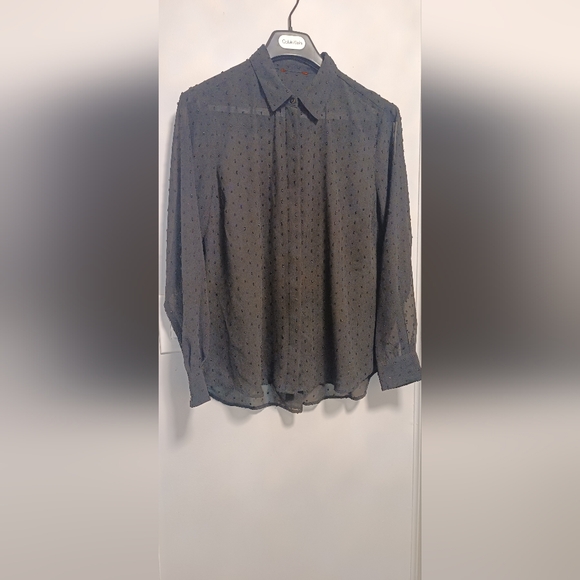 Classy Polka office Casual Summer Shirt - Picture 2 of 2